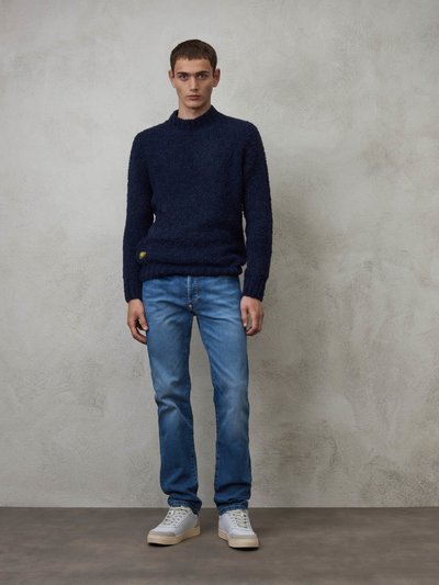 Men's Jeans With Faded Effect