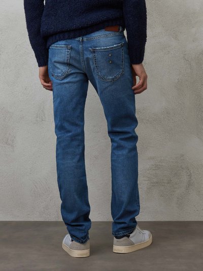 Men's Jeans With Faded Effect