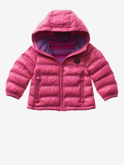 BABY BORN DOWN JACKET WITH HOOD - Blauer