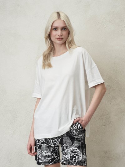 COTTON AND MODAL T-SHIRT_