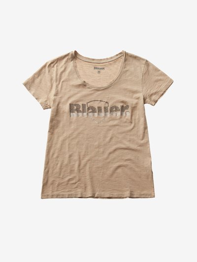 T-SHIRT WITH HORIZONTAL SHADED GLITTER_1