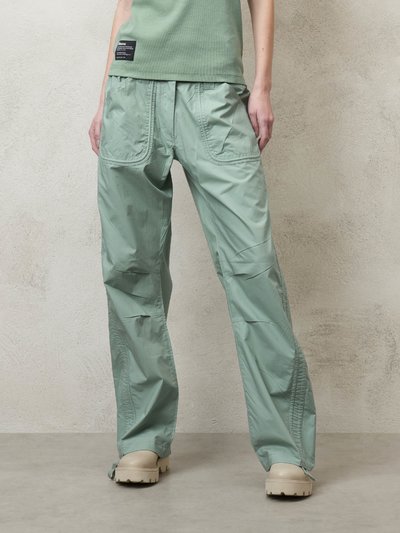 TROUSERS WITH VERTICAL DRAWSTRING