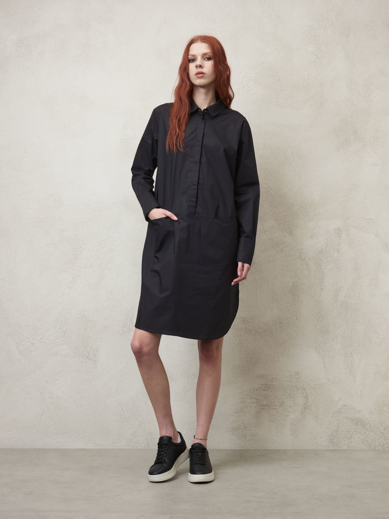 WOMEN's Cotton Dress With Two Pockets | Blauer ®