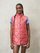 Blauer - PAISLEY WAVE QUILTED VEST - Pink Grapefruit - Blauer