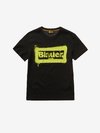 Blauer - CAMISETA NIÑO ESTAMPADO GRAFFITI - Black - Blauer