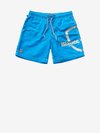 Blauer - MAILLOT DE BAIN BOXER PETIT GARÇON ÉCUSSON BLAUER - Malibu Sky Blue - Blauer