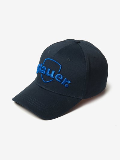 EMBROIDERED BASEBALL CAP - Blauer