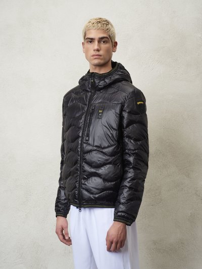 JOSIAH DOWN JACKET WITH HOOD AND SMALL POCKET
