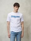 Blauer - CAMISETA LOGO DEGRADÉ - White - Blauer