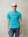 Blauer - HERREN-T-SHIRT SCHATTIERTES LOGO - Turquoise - Blauer