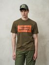 Blauer - T-SHIRT STAMPA GRAFFITI - Verde Siepe  - Blauer