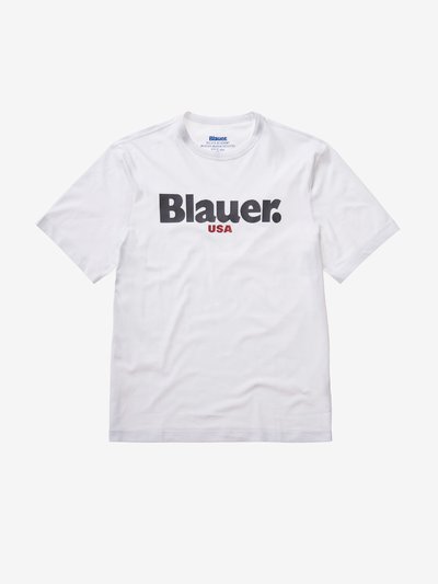 T-SHIRT WITH CONTRASTING PRINT_1