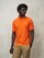 Blauer - COTTON JERSEY POLO SHIRT - Acid Orange - Blauer