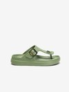 Blauer - CLANCY02-PUL SANDALS - Green Oil - Blauer