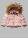 Blauer - DAUNENJACKE MIT PELZBESATZ AMORY BABY - Pink Baby - Blauer