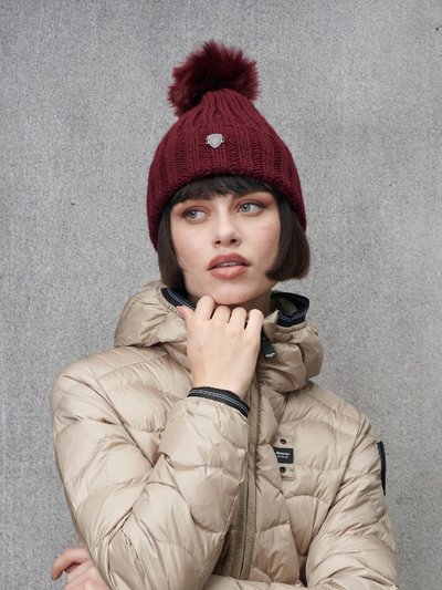 RIBBED HAT - Blauer