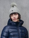 Blauer - RIBBED HAT - White Melange - Blauer