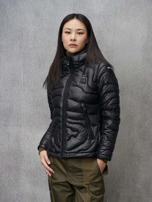 Blauer - PADDED STITCHED JACKET TINA - Black - 1