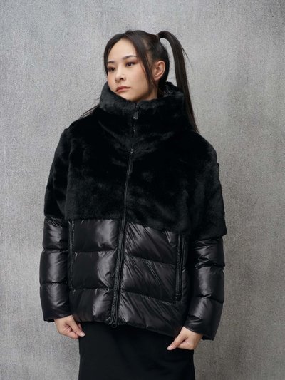 NYLON JACKET WITH FAUX FUR TACOMA_