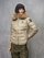 Blauer - STRIPED DOWN JACKET ARCADIA - Beige 301 Inside Celeste Brine - Blauer