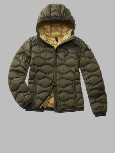 WAVE PATTERN DOWN JACKET CAMELIA_1