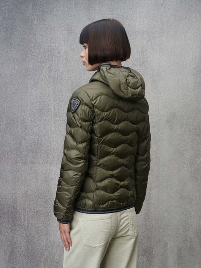 Short Down Jackets's Wave Pattern Down Jacket Camelia | Blauer ®