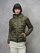 Blauer - WAVE PATTERN DOWN JACKET CAMELIA - Pigna Green Inside Beige 246 - Blauer