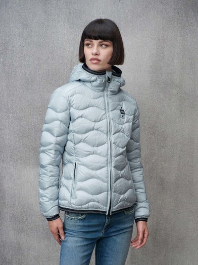 WAVE PATTERN DOWN JACKET CAMELIA