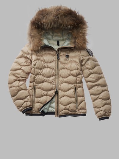 DOWN JACKET WITH FUR TRIM ALDIE_1