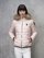 Blauer - PIUMINO CON BORDO IN PELLICCIA ALDIE - Pink 497 Int. Grigio Nebbia - Blauer