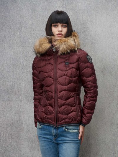 DOWN JACKET WITH FUR TRIM ALDIE