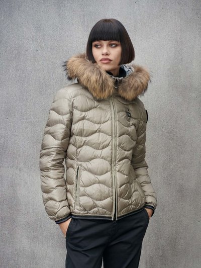 DOWN JACKET WITH FUR TRIM ALDIE