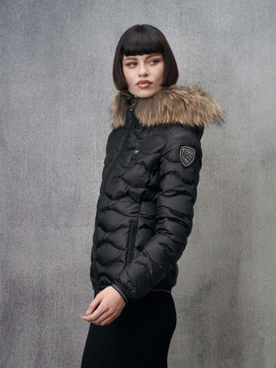 DOWN JACKET WITH FUR TRIM ALDIE