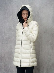 Blauer - VESTE LONGUE MICRO RIP ADELAIDE - White 129 Inside Heavenly Frost - 1