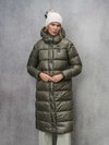 Blauer - CHAQUETA LARGA BELLEVUE - Pigna Green Inside Beige 246 - Blauer