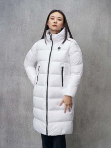Blauer - VESTE ZIP LONGUE MARTHA - Optical White Inside Optical White - 1