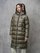 Blauer - VESTE ZIP LONGUE MARTHA - Pigna Green Inside Beige 246 - Blauer