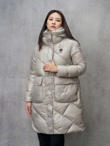 Blauer - VESTE À RECTANGLES IMRIE - Mist Grey Inside Grey 976 - 1