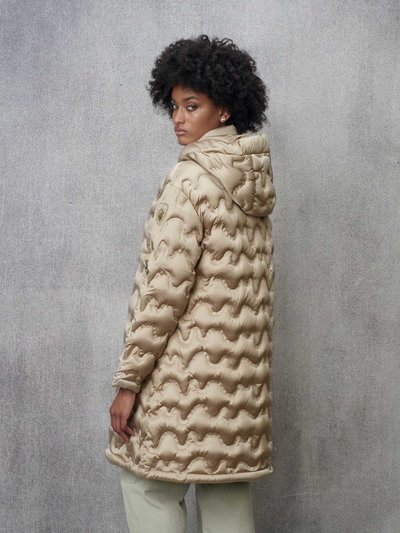 Long Down Jackets's Long Down Jacket With Waves Niles | Blauer ®