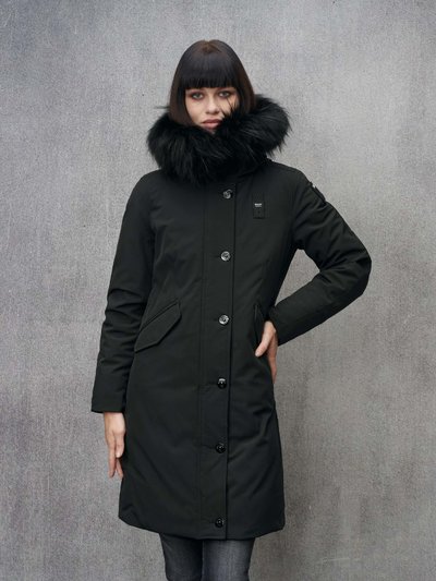 PARKA IN NEOPRENE CON PELLICCIA PAGE