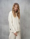 Blauer - MAGLIA CON CAPPUCCIO HALEY - White 129 - Blauer