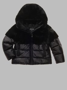 Blauer - NYLONJACKE MIT ECO-PELZ TACOMA JUNIOR - Black - 1