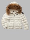 Blauer - STRIPED DOWN JACKET ARCADIA JUNIOR - Optical White Inside Optical White - Blauer