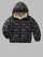 Blauer - DOUDOUNE À ONDES LOWELL JUNIOR - Black Inside Beige 301 - Blauer