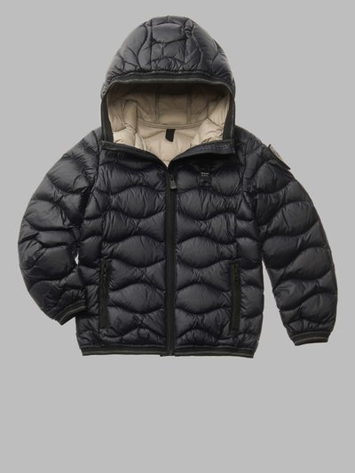 WAVE PATTERN DOWN JACKET LOWELL JUNIOR - Blauer