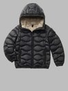 Blauer - CHAQUETA CON ONDAS LOWELL JUNIOR - Black Inside Beige 301 - Blauer