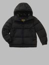 Blauer - BERNARDINO JUNIOR PATCHED DOWN JACKET - Black - Blauer