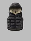 Blauer - GILET ARDEN JUNIOR - Black Inside Beige 301 - Blauer