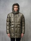 Blauer - PARKA LARGA MICRO RIP JAMIE - Pine Cone Green - Blauer