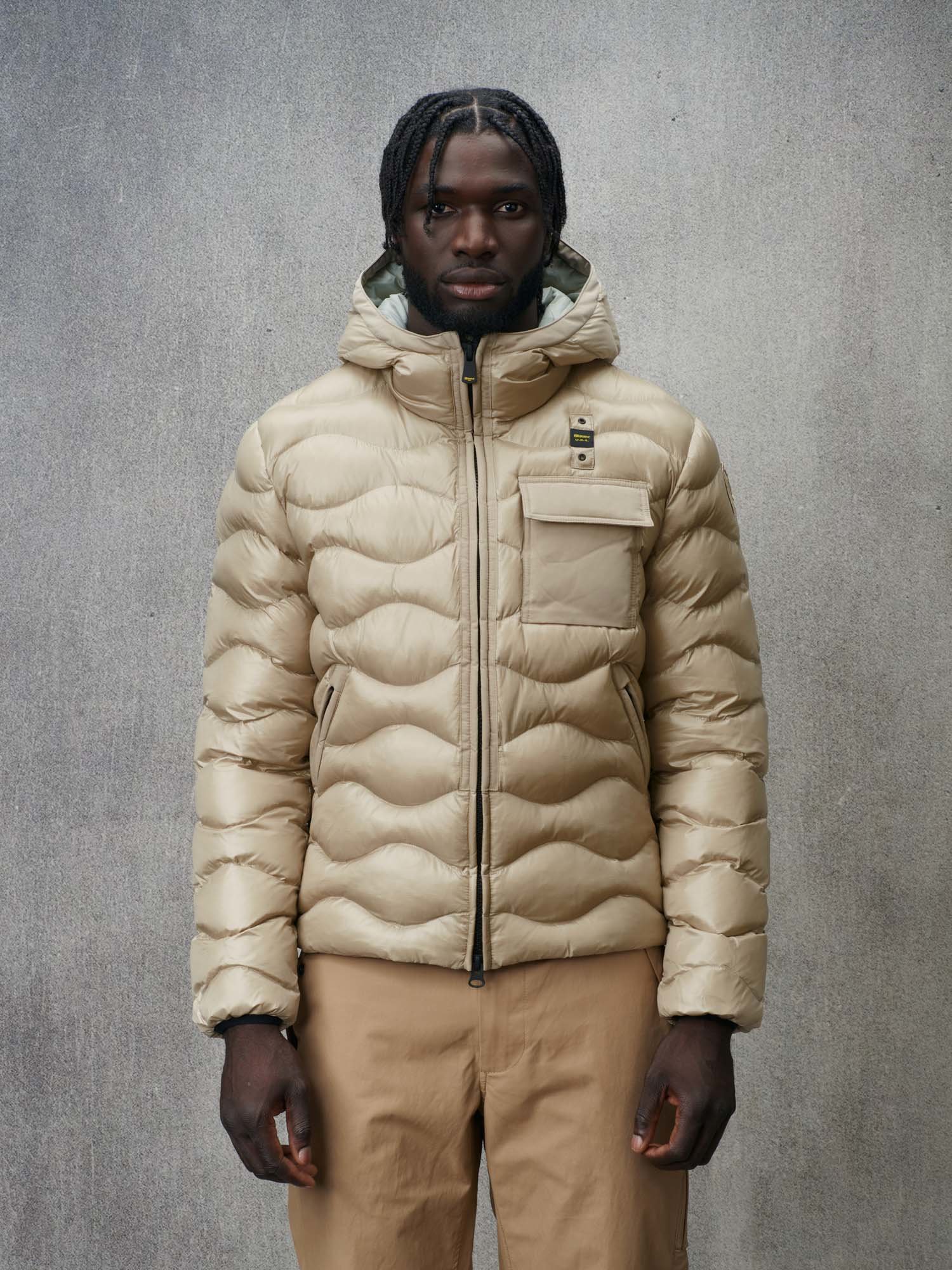 Steppmantel Daunenjacke Blauer Usa Herren Steppjacke Daunenjacke